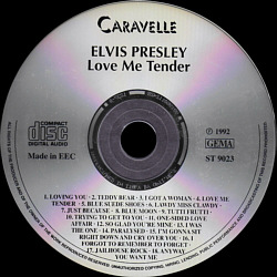 Love Me Tender - Caravelle 1992 - Elvis Presley Various CDs