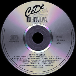 Rock 'N Roll Legend (CD International CD 66015 - 1987) - Elvis Presley Various CDs