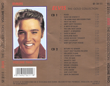 The Gold Collection - Elvis Presley Various CDs