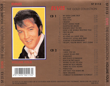 The Gold Collection - Elvis Presley Various CDs