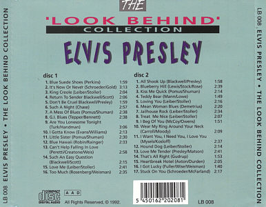 The Look Behind Collection - Elvis Presley Various CDs