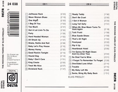 The Rockin' Years - Elvis Presley Various CDs