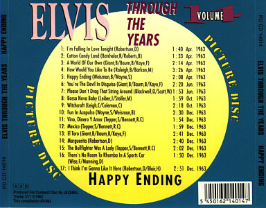 Through The Years Vol. 14  Picture Disc - Elvis Presley Various CDs