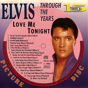 Through The Years Vol. 15  Picture Disc - Elvis Presley Various CDs