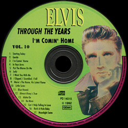 Through The Years Vol. 10 Picture Disc - Elvis Presley Various CDs