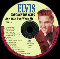 Through The Years Vol. 2 Pictuee Disc -  Elvis Presley Various CDs