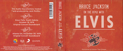 Bruce Jackson On The Road With Elvis - Elvis Presley FTD CD Book