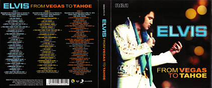 From Vegas To Tahoe - Elvis Presley CD FTD Label