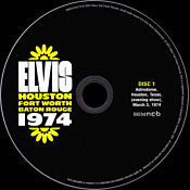 Houston - Fort Worth - Baton Rouge 1974 - Elvis Presley CD FTD Label