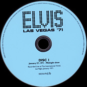 Las Vegas '71 - Elvis Presley CD FTD Label