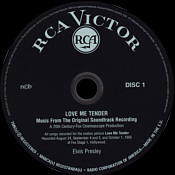 Love Me Tender - Elvis Presley CD FTD Label