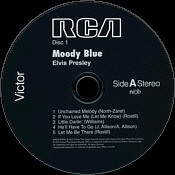 Moody Blue - Elvis Presley CD Info FTD Label