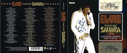 Stateline Sahara 1974 - Elvis Presley CD FTD Label
