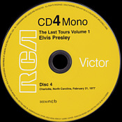 Elvis The Last Tours Vol. 1- Elvis Presley CD FTD Label