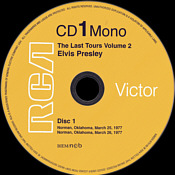 Elvis The Last Tours Vol. 2- Elvis Presley CD FTD Label