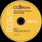 Elvis The Last Tours Vol. 2- Elvis Presley CD FTD Label