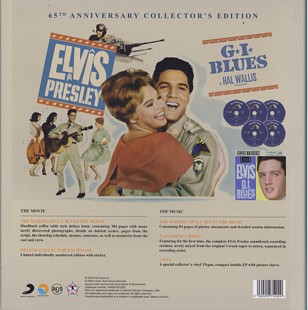 The Making Of G.I.Blues - Elvis Presley CD Info FTD Label