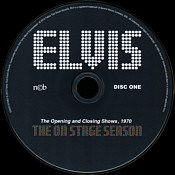 The On Stage Season - Elvis Presley CD FTD Label