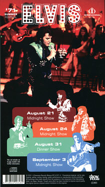 1971 Summer Festival - Elvis Presley Bootleg CD