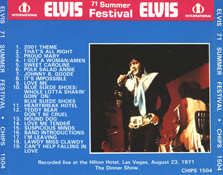 71 Summer Festival Vol.1 - Elvis Presley Bootleg CD
