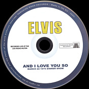 And I Love You So - As Recorded In Las Vegas, March 22 1975 DS - Elvis Presley Bootleg CD
