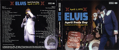 April Fools Day (Infinity)  - Elvis Presley Bootleg CD