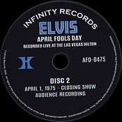 April Fools Day (Infinity)  - Elvis Presley Bootleg CD