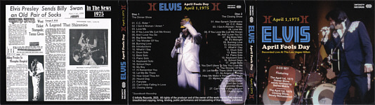 April Fools Day (Infinity)  - Elvis Presley Bootleg CD