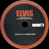 As Recorded At The Las Vegas Hilton  -  Elvis Presley Bootleg CD