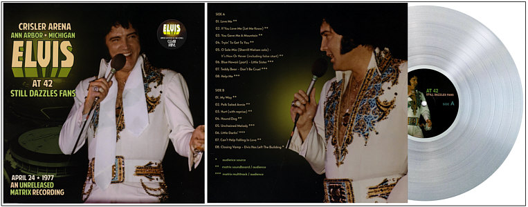 Elvis At 42 Still Dazzles Fans - Matrix Recordings (LP/CD) - Elvis Presley Bootleg CD