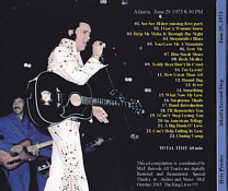 Atlanta Second Stop - Elvis Presley Bootleg CD