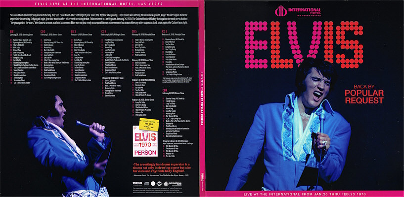 Back By Popular Request - Elvis Presley Bootleg CD