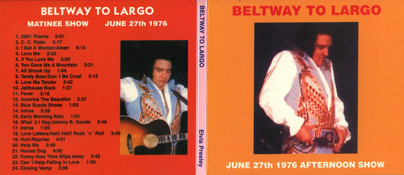 Beltway To Largo - Elvis Presley Bootleg CD