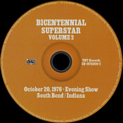 Bicentennial Superstar Volume 2 - Elvis Presley Bootleg CD