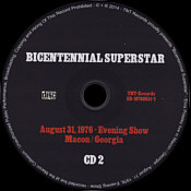 Bicentennial Superstar - Elvis Presley Bootleg CD