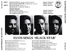 Black Star - Elvis Presley Bootleg CD