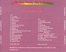 Blue Rainbow - Elvis Presley Bootleg CD