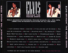 Bringin' The House Down - Elvis Presley Bootleg CD