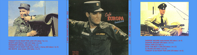 Caf Europa Sessions - Elvis Presley Bootleg CD