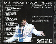 Checkmate In Vegas - Elvis Presley Bootleg CD
