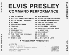 Command Performances And More - Elvis Presley Bootleg CD