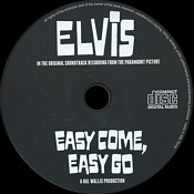 Easy Come , Easy Go (and other film hits) - Elvis Presley Bootleg CD