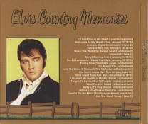 Elvis Country Memories - Elvis Presley Bootleg CD