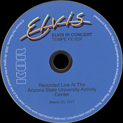 Elvis In Concert - Tempe Fever - Elvis Presley Bootleg CD
