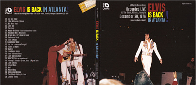 Elvis Is Back In Atlanta - Elvis Presley Bootleg CD