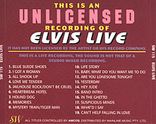 Elvis Live "Unlicensed"