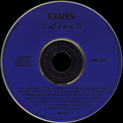 Elvis Live "Unlicensed" - Elvis Presley Bootleg CD