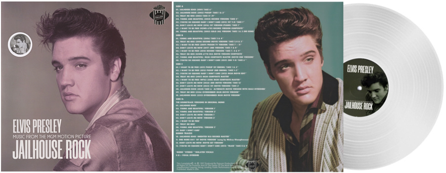  Elvis Music From The MGM Motion Picture "Jailhouse Rock"  (LP/CD) - Elvis Presley Bootleg CD