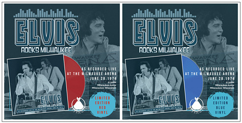 Elvis Rocks Milwaukee As Recorded Live At The Milwaukee Arena June 28,1974 (Petticoat LP/CD) - Elvis Presley Bootleg CD