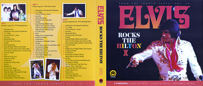 Elvis Rocks The Hilton - From The Boothtapes Vol. 10 - Elvis Presley Bootleg CD